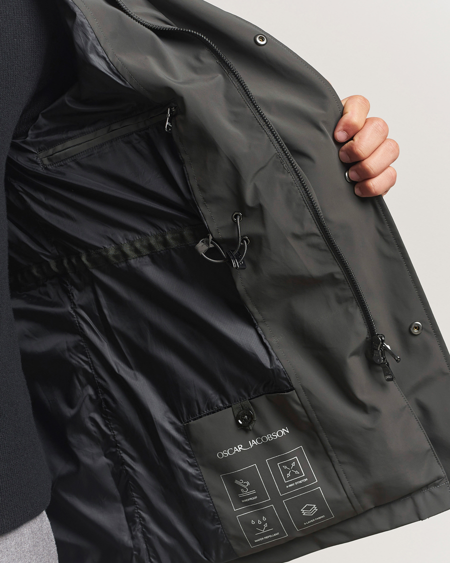 Herr | Jackor | Oscar Jacobson | M65 Nylon Field Jacket Olive