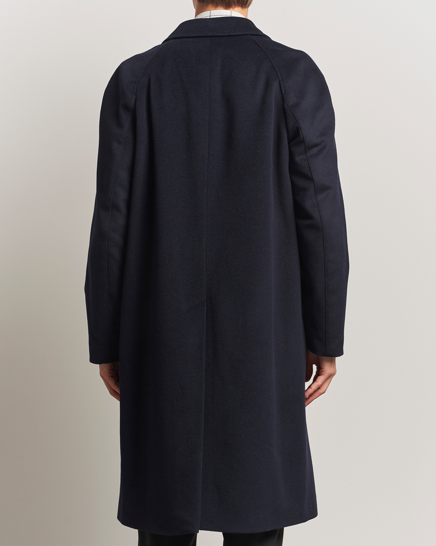 Herr | Jackor | Oscar Jacobson | Raglan Wool Coat Navy