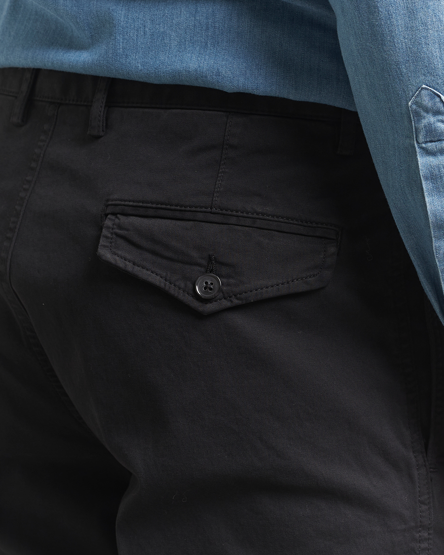 Herr | Byxor | Oscar Jacobson | Tanker Cotton Trousers Black