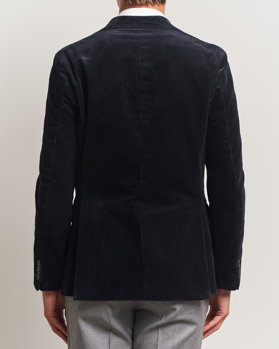 Herr | Kavajer | Oscar Jacobson | Fogerty Patch Pocket Cord Blazer Navy