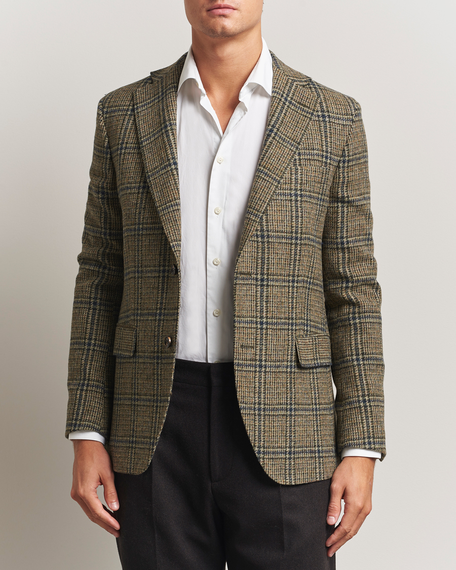 Herr | Kavajer | Oscar Jacobson | Fogerty Moon Tweed Blazer Green