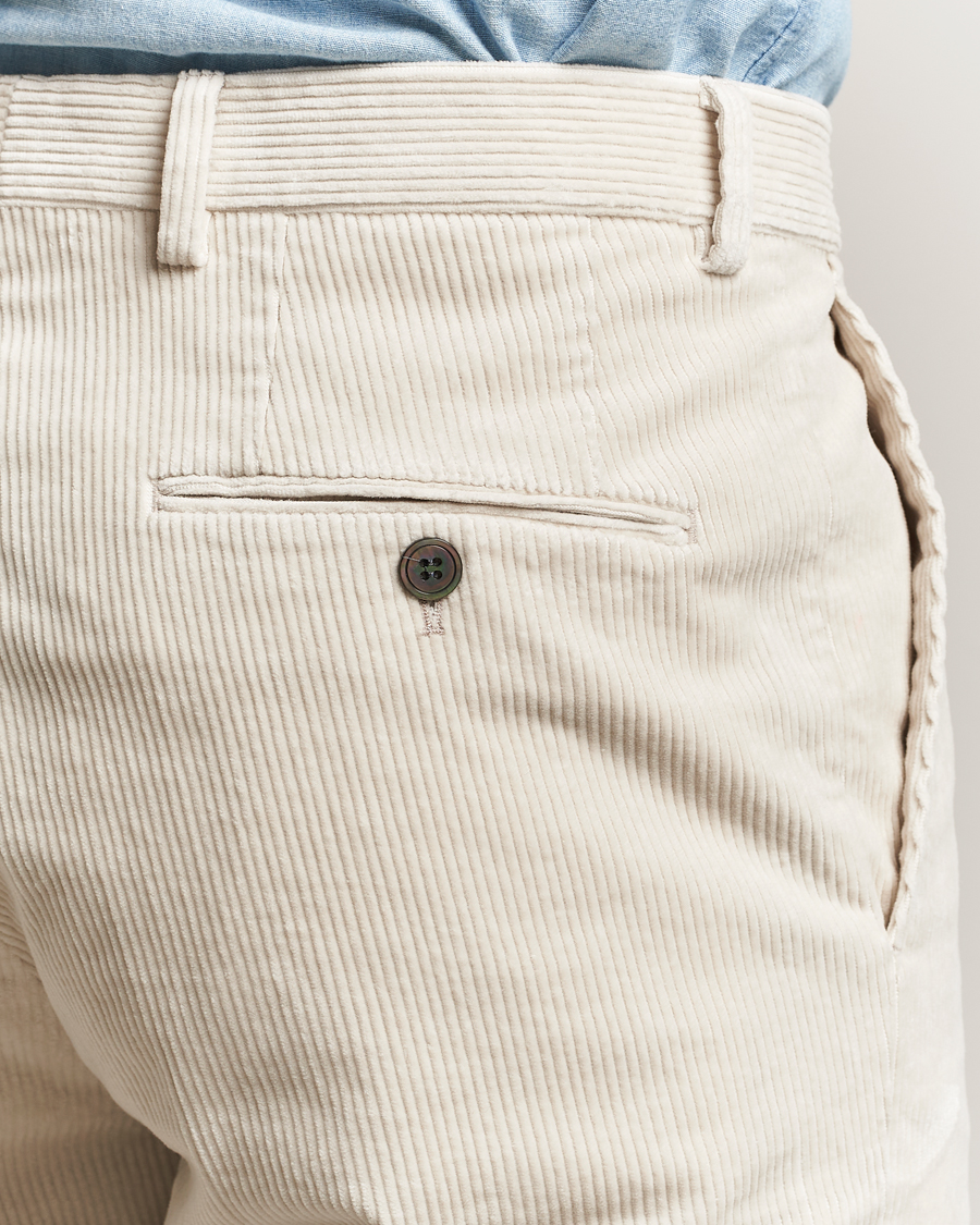Herr | Byxor | Oscar Jacobson | Del S Straight Pants White