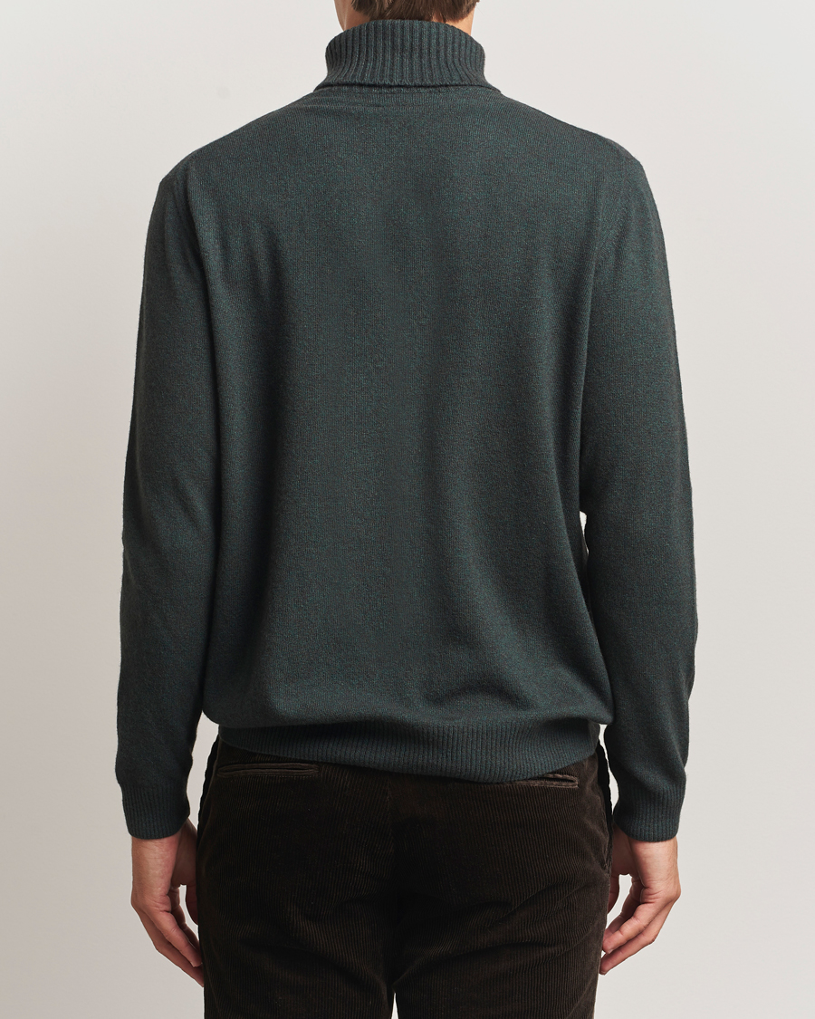 Herr | Tröjor | Oscar Jacobson | Salim Wool/Cashmere Rollneck Green