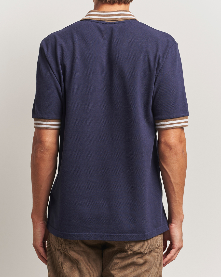 Herr | Pikéer | Palmes | Oval Pique Polo Dark Blue