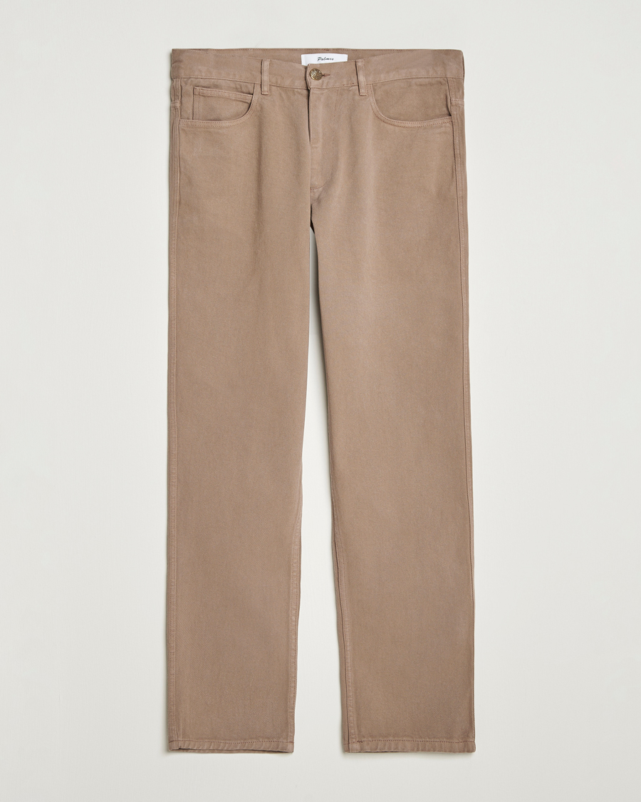 Herr | Byxor | Palmes | Coarse 5-Pocket Trousers Fossil