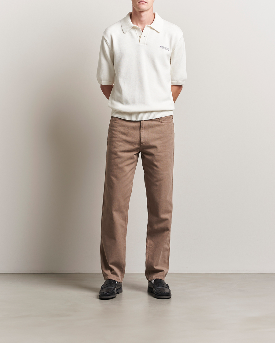 Herr | Byxor | Palmes | Coarse 5-Pocket Trousers Fossil