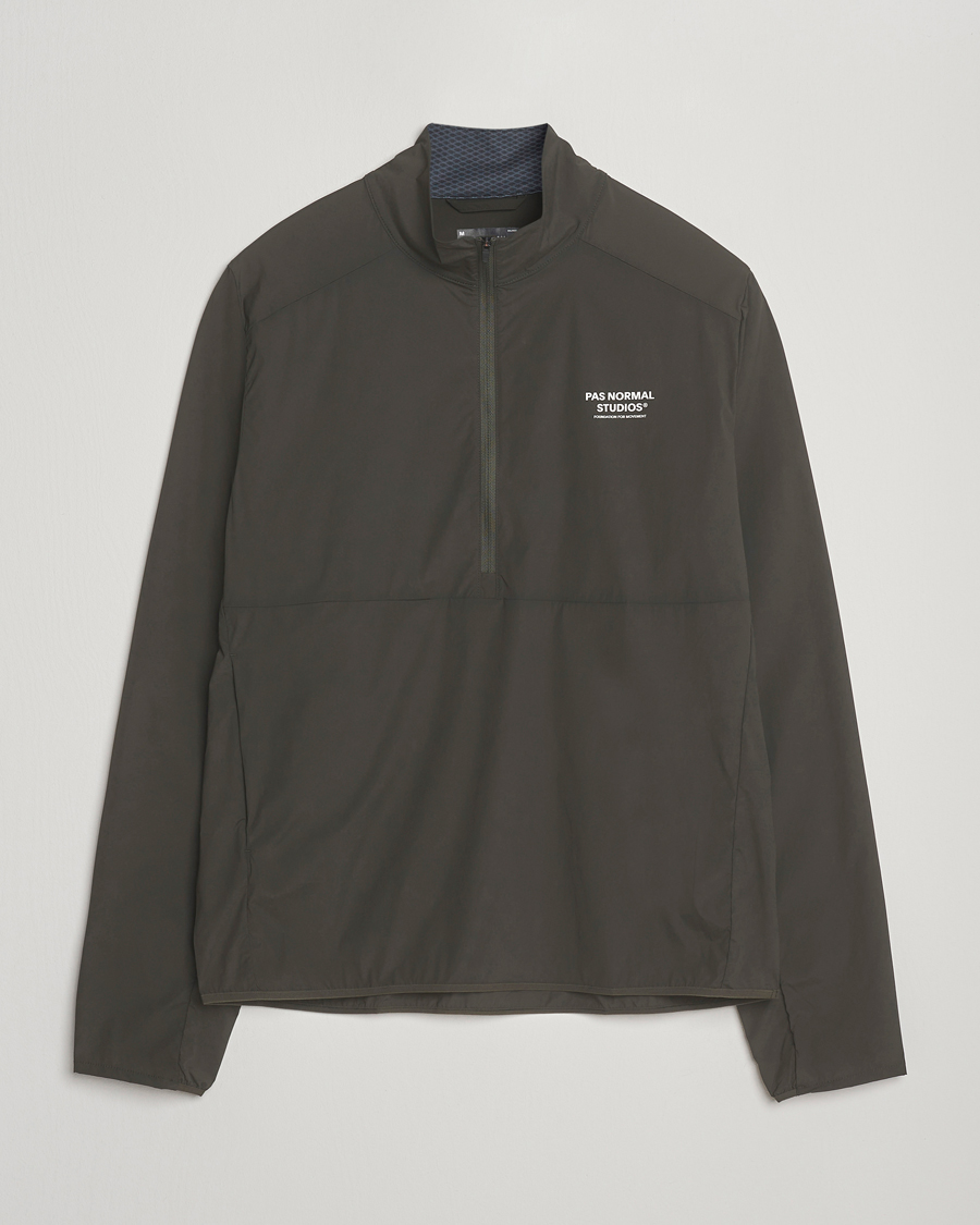 Herr | Jackor | Pas Normal Studios | Balance Half Zip Jacket Dark Olive