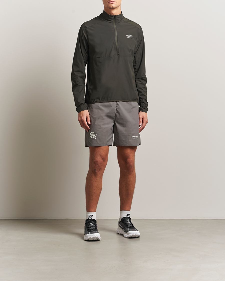 Herr | Jackor | Pas Normal Studios | Balance Half Zip Jacket Dark Olive