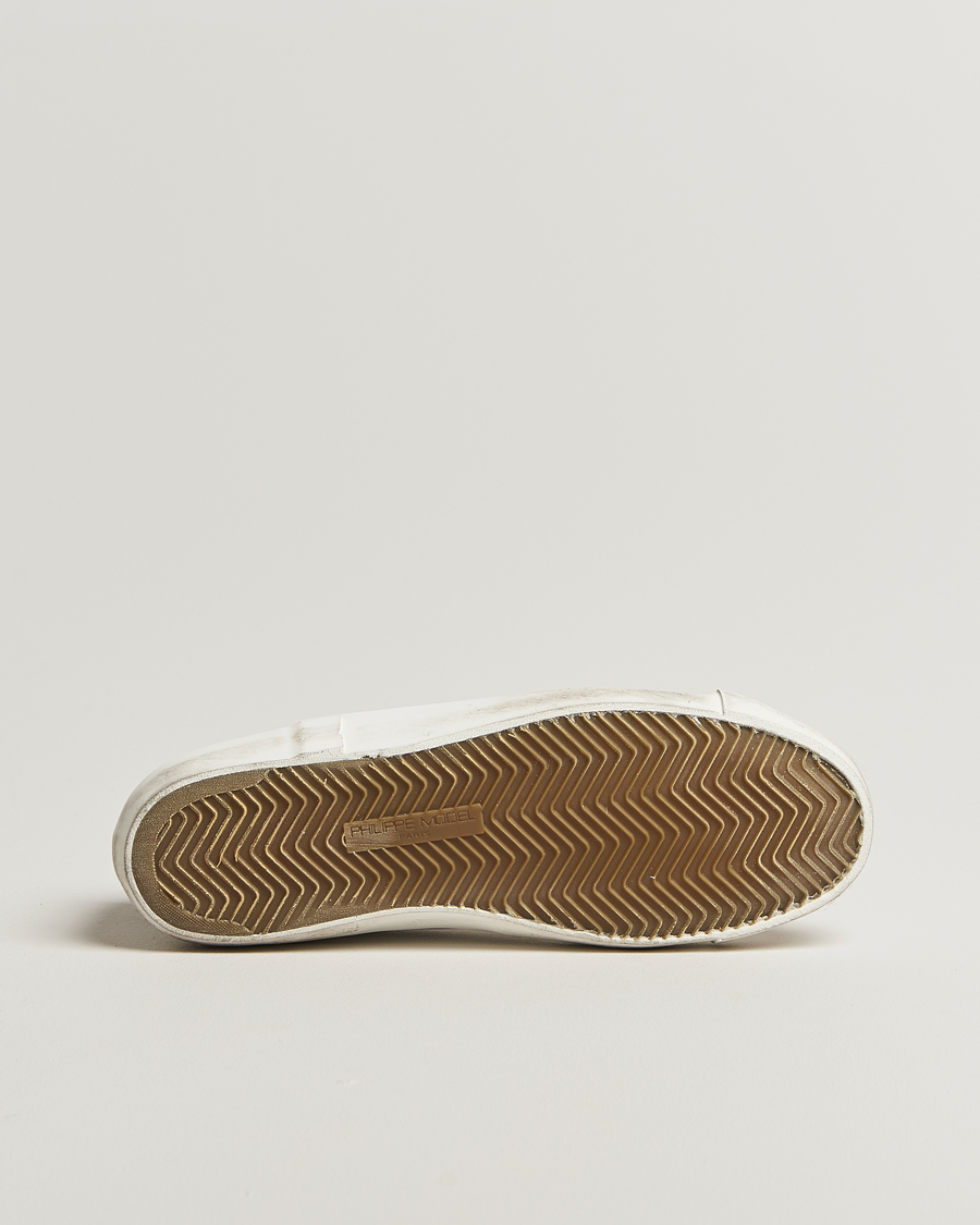 Herr | Sneakers | Philippe Model | Prsx Low Top Leather Sneakers White/Black