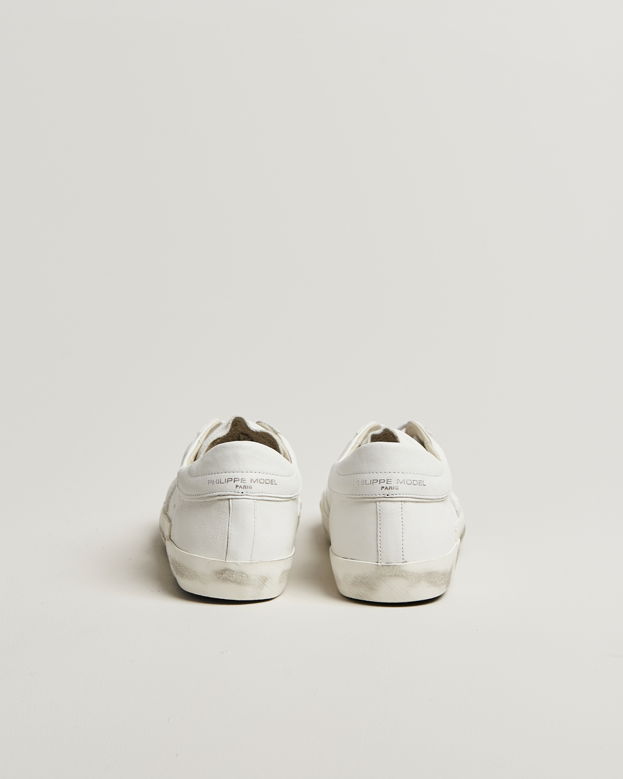 Herr | Sneakers | Philippe Model | Prsx Low Top Leather Sneakers White