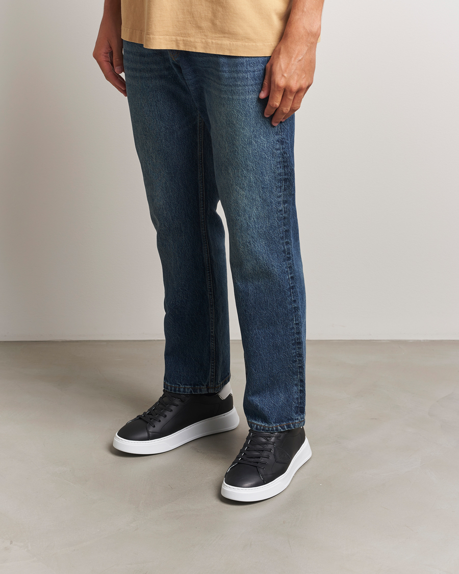 Herr | Sneakers | Philippe Model | Temple Low Top Leather Sneakers Black