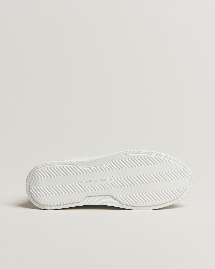 Herr | Sneakers | Philippe Model | Temple Low Top Leather Sneakers White/Black