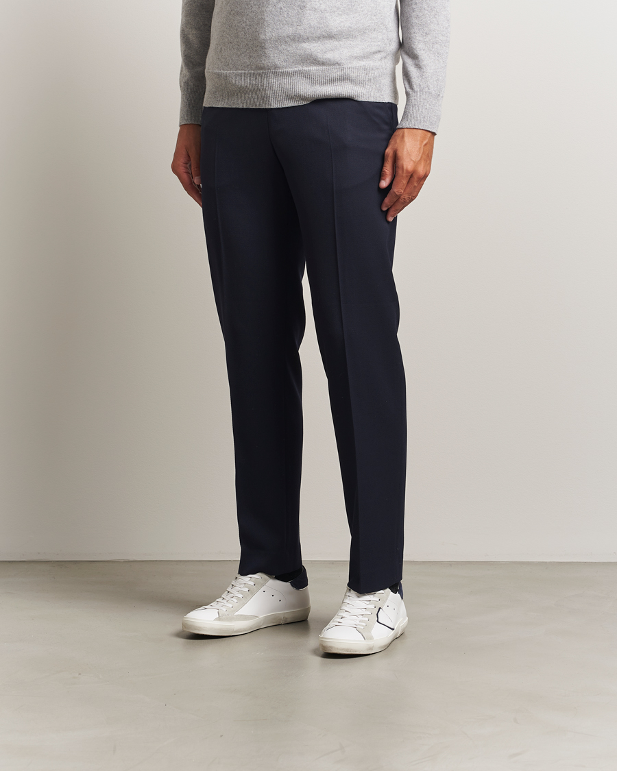 Herr | Sneakers | Philippe Model | Prsx Low Top Mix Leather Sneakers White/Navy