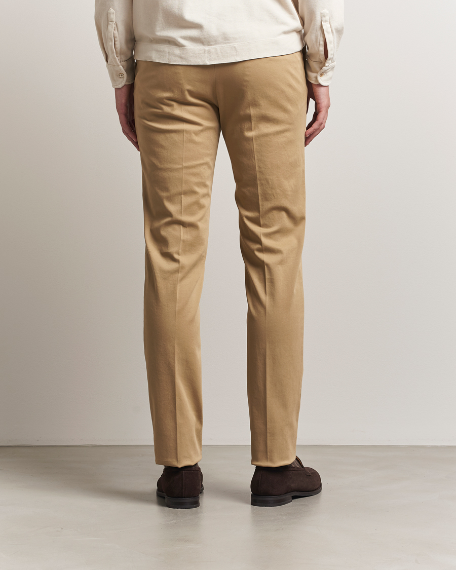 Herr | Byxor | PT01 | Slim Fit Cotton/Stretch Trousers Beige