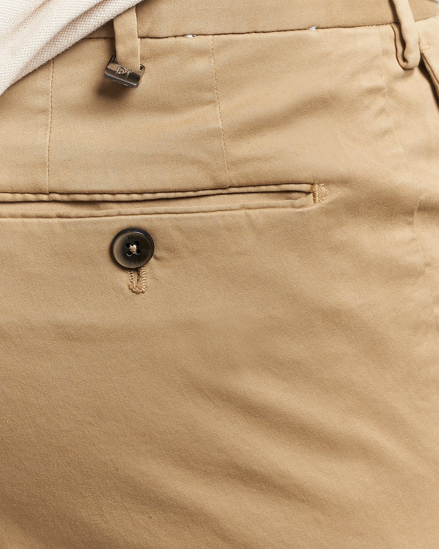 Herr | Byxor | PT01 | Slim Fit Cotton/Stretch Trousers Beige