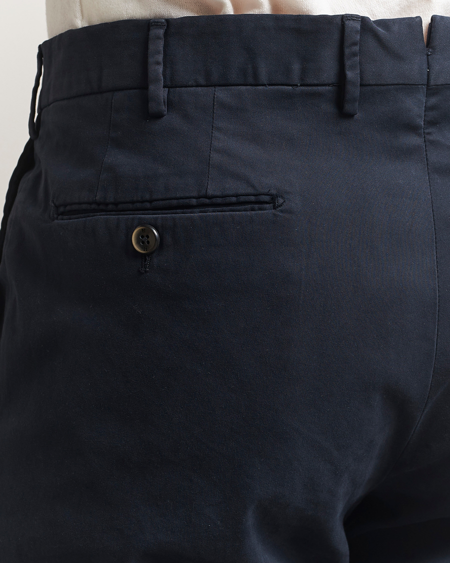 Herr | Byxor | PT01 | Slim Fit Cotton/Stretch Trousers Navy