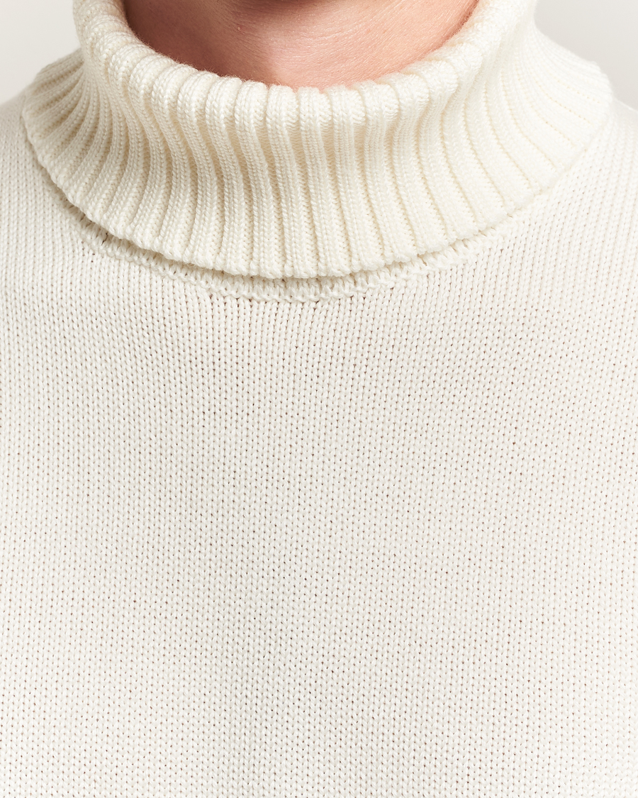 Herr | Tröjor | Zanone | Virgin Merino Wool Rollneck Latte