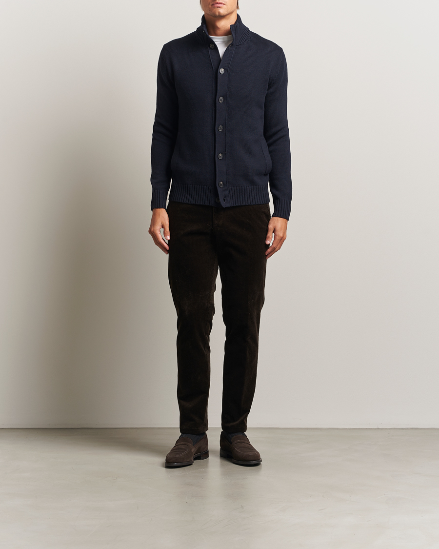 Herr | Tröjor | Zanone | Virgin Merino Wool Chioto Navy
