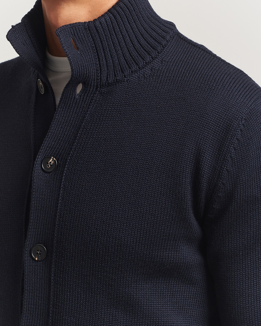 Herr | Tröjor | Zanone | Virgin Merino Wool Chioto Navy