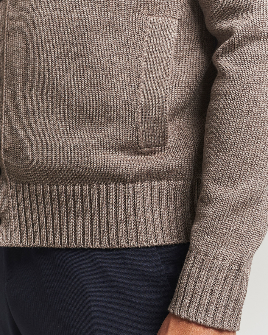 Herr | Tröjor | Zanone | Virgin Merino Wool Chioto Taupe