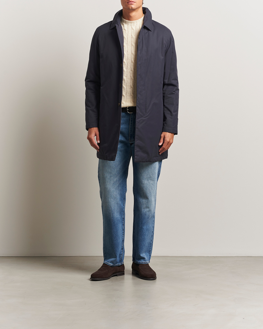Herr | Jackor | Valstar | Milano Padded Rain Coat Navy