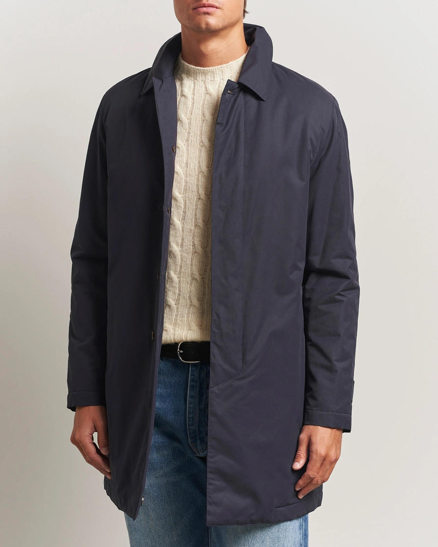 Herr | Jackor | Valstar | Milano Padded Rain Coat Navy
