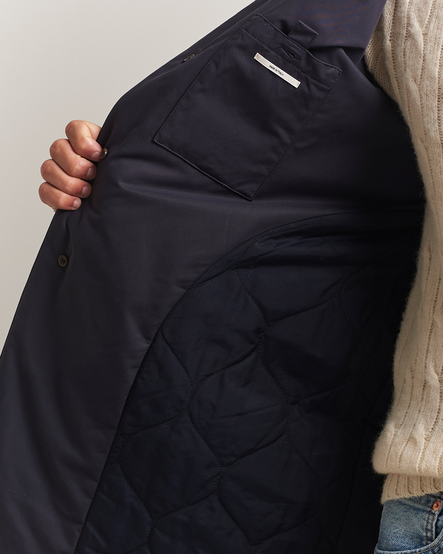 Herr | Jackor | Valstar | Milano Padded Rain Coat Navy