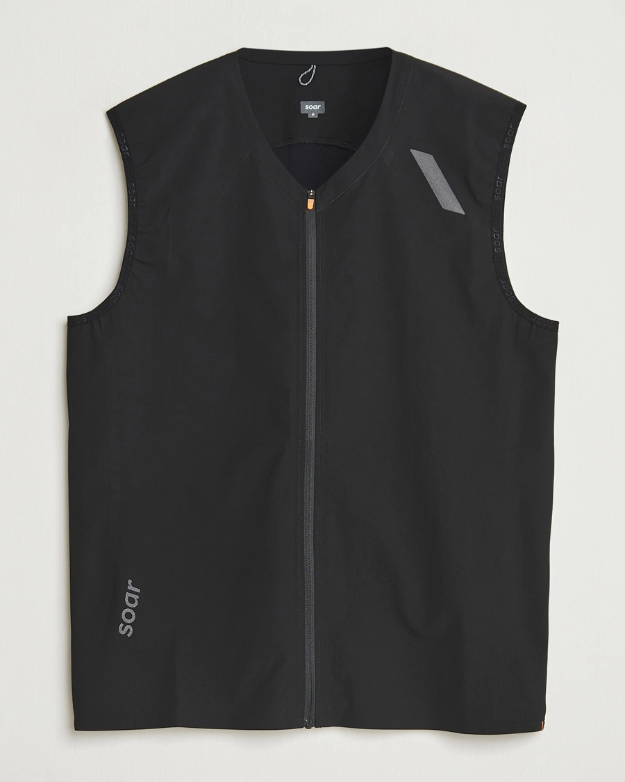 Herr | Västar | SOAR Running | Rainout Gilet Black