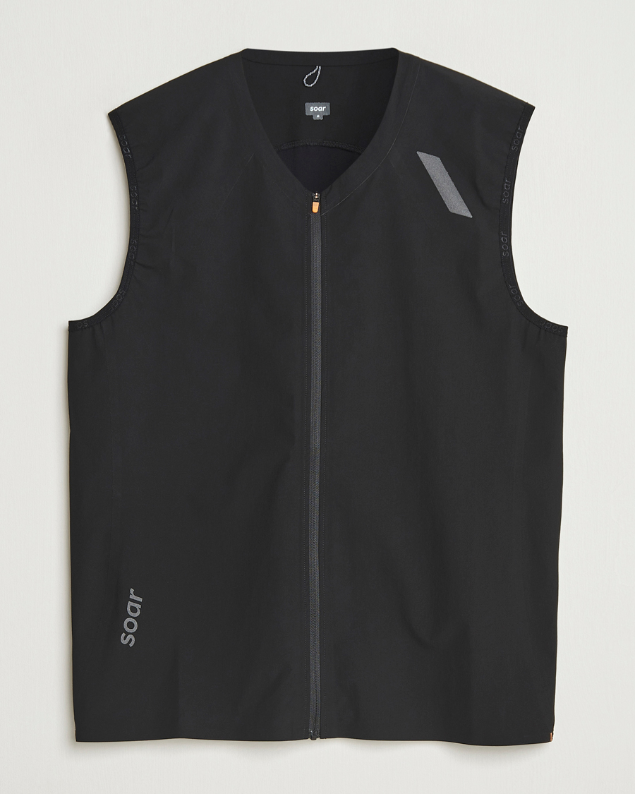 Herr | Västar | SOAR Running | Rainout Gilet Black