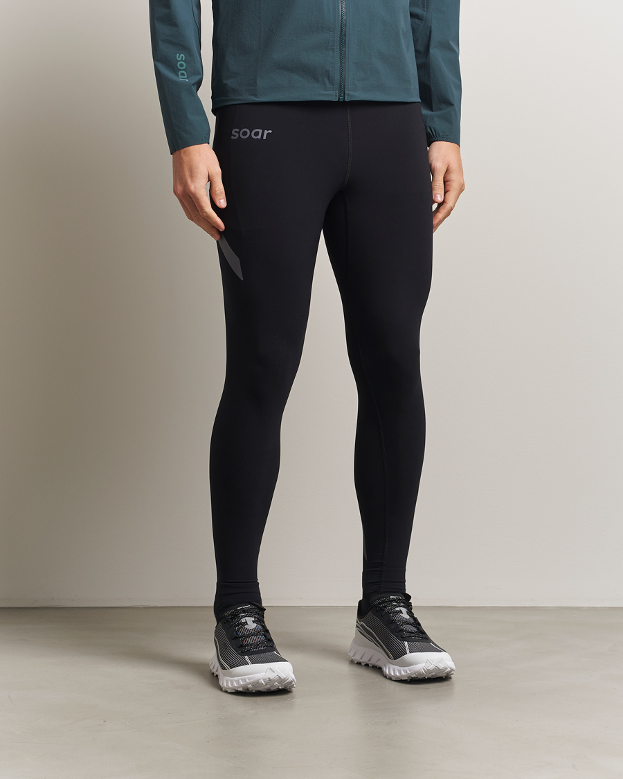 Herr | Byxor | SOAR Running | Session Tight Black