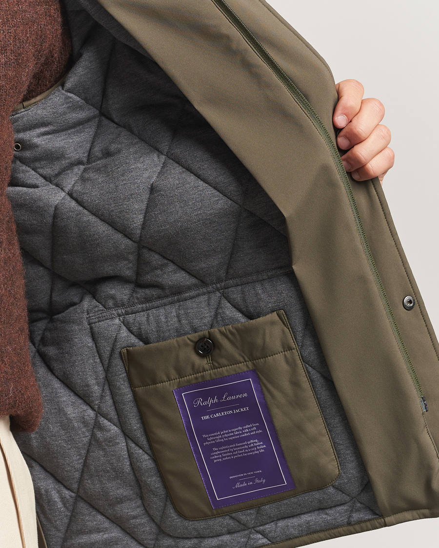 Herr | Jackor | Ralph Lauren Purple Label | Carleton Jacket Olive