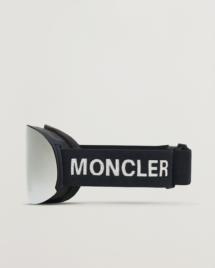 Herr | Solglasögon | Moncler Lunettes | 0ME8017 Ski Goggles Black/Silver