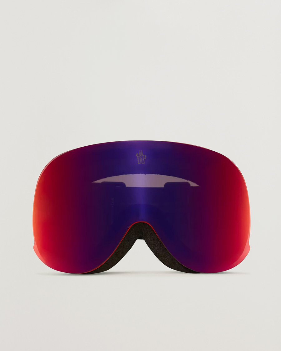 Herr | Solglasögon | Moncler Lunettes | 0ME8017 Ski Goggles Black/Red