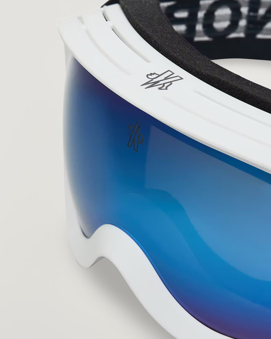 Herr | Solglasögon | Moncler Lunettes | Snowray Ski Goggles White/Blue