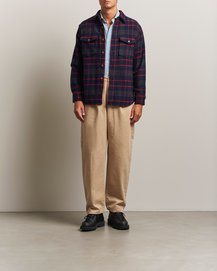 Herr | Skjortor | Pendleton | Big Pocket Shirt Blue Check