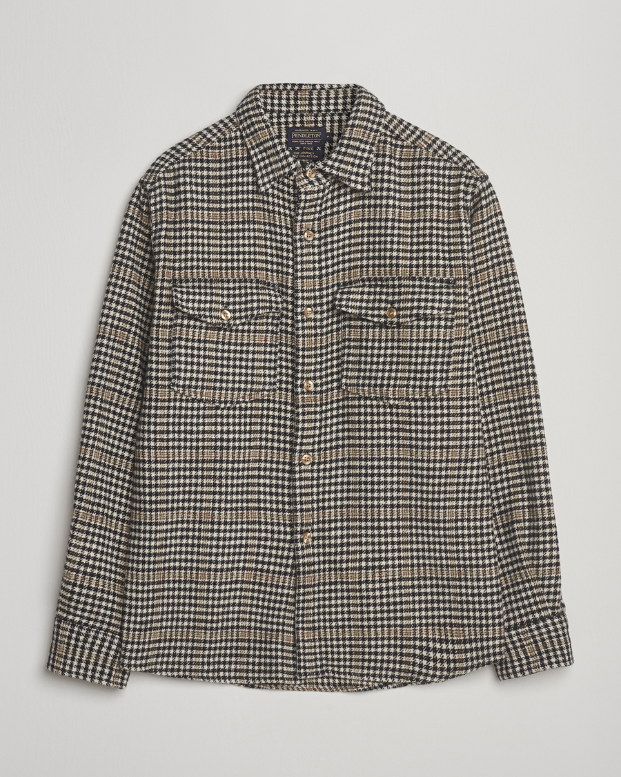 Herr | Skjortor | Pendleton | Big Pocket Shirt White Check