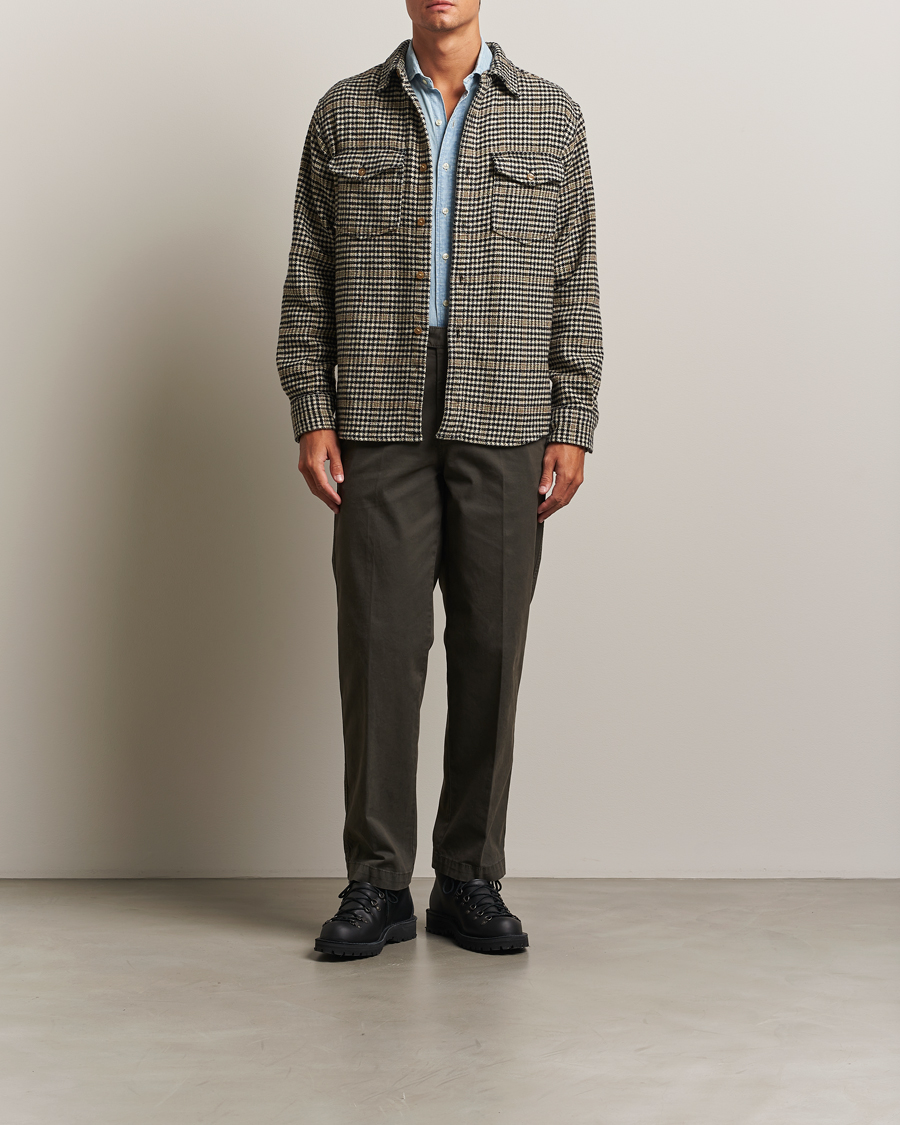 Herr | Skjortor | Pendleton | Big Pocket Shirt White Check