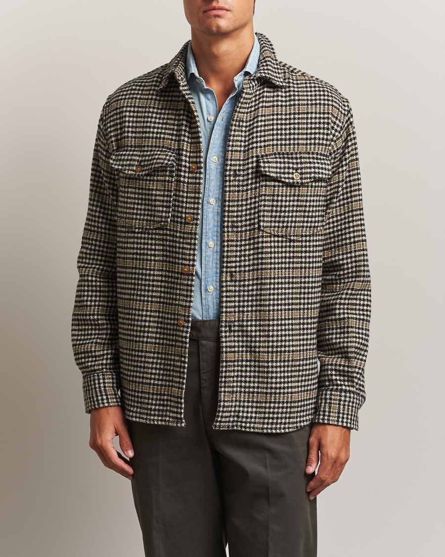 Herr | Skjortor | Pendleton | Big Pocket Shirt White Check