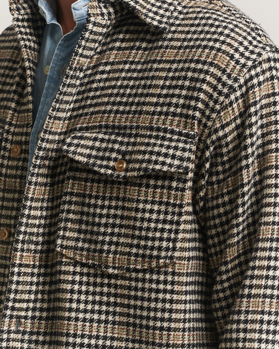 Herr | Skjortor | Pendleton | Big Pocket Shirt White Check