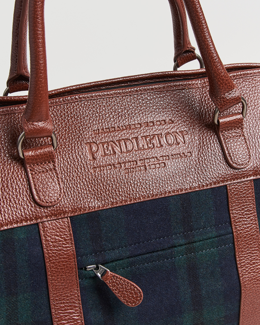Herr | Väskor | Pendleton | Wool Weekend Bag Blackwatch Tartan