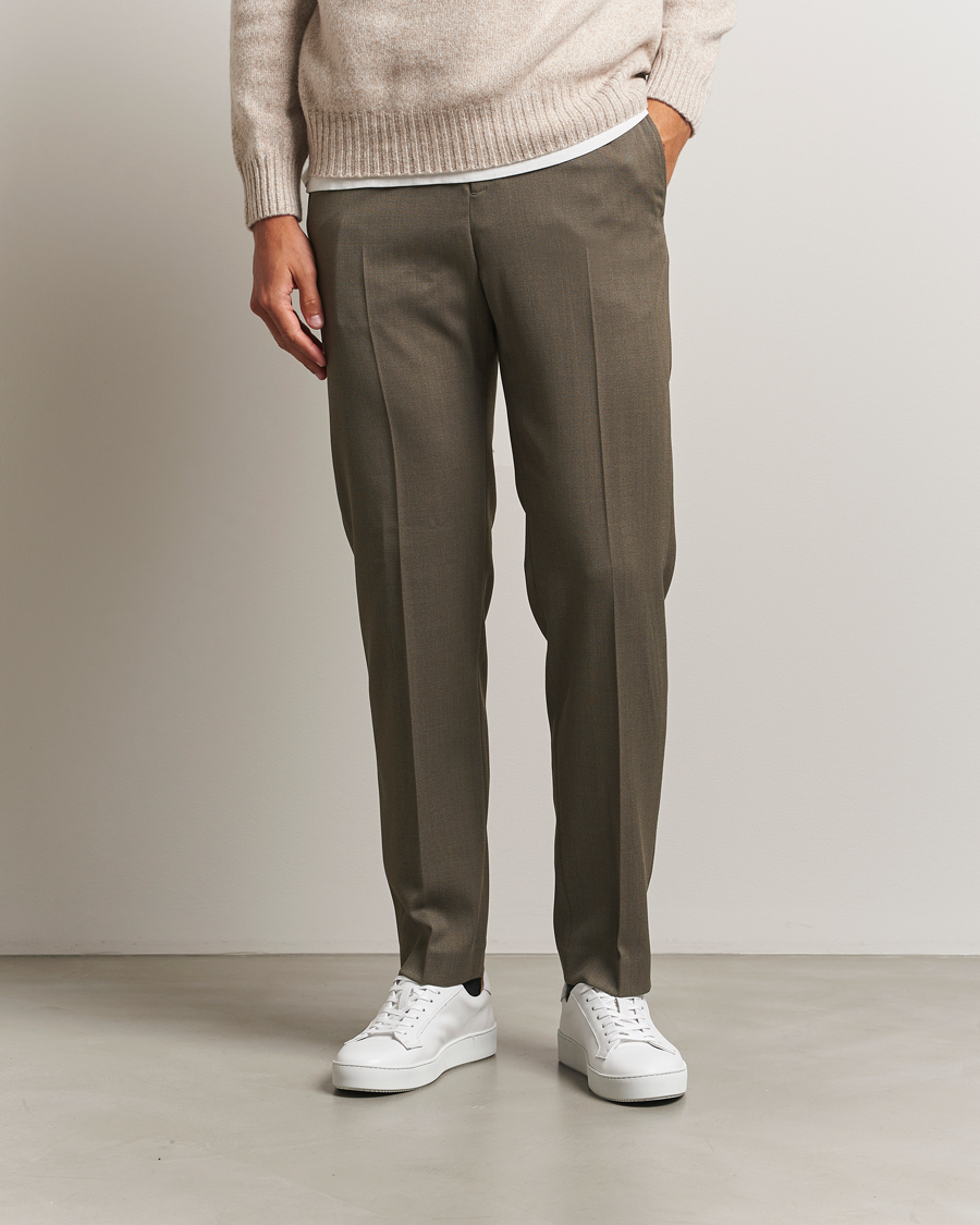 Herr | Byxor | Filippa K | Troy Tailored Drawstring Trousers Driftwood