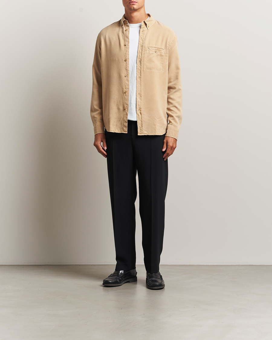 Herr | Skjortor | Filippa K | Zachary Lyocell Shirt Latte Beige