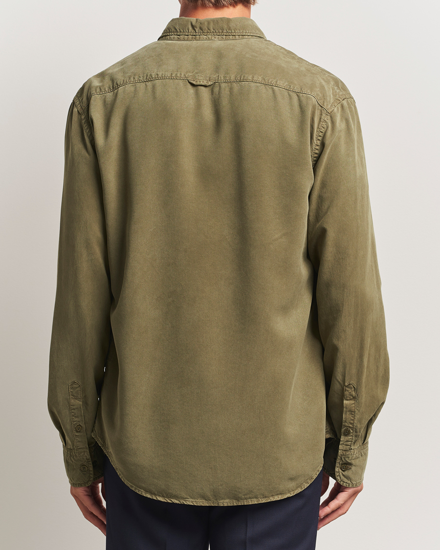 Herr | Skjortor | Filippa K | Zachary Lyocell Shirt Dark Olive