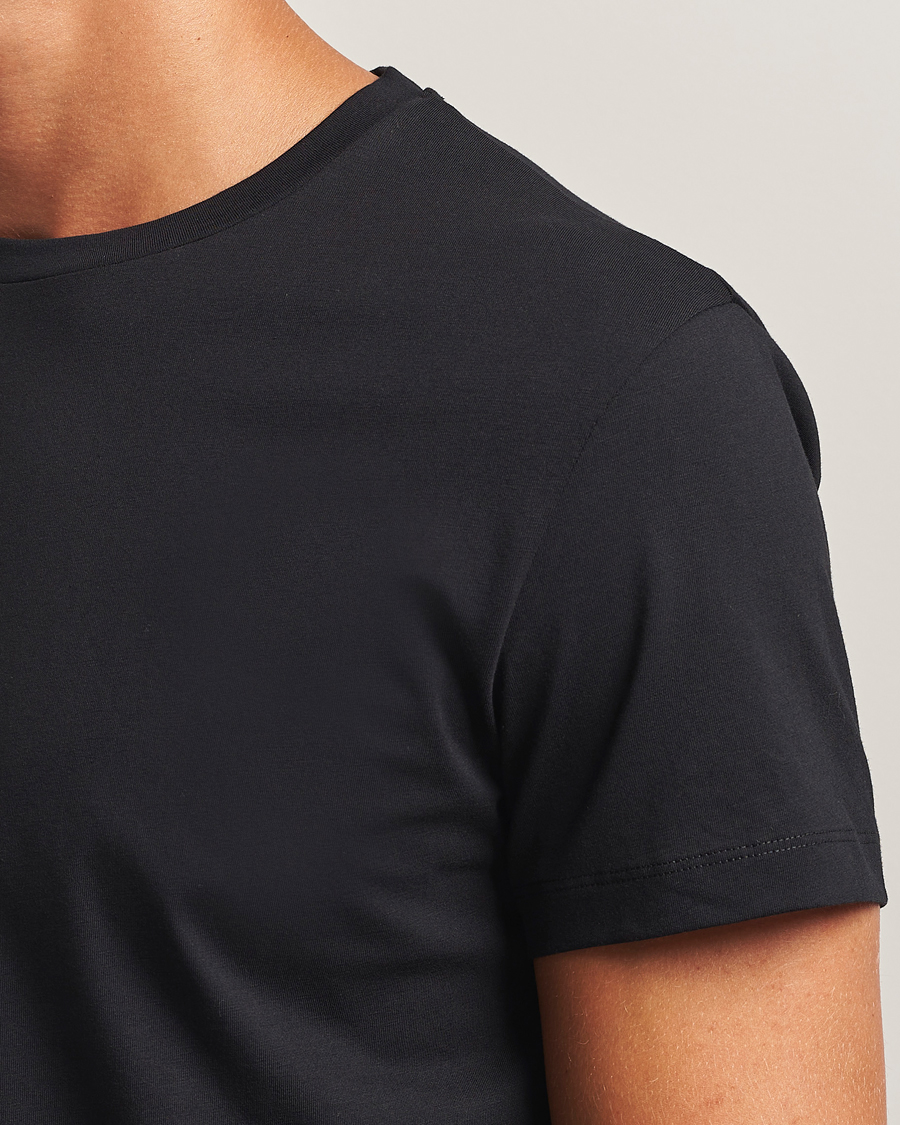 Herr | T-Shirts | Filippa K | Lightweight Cotton Crew Neck T-Shirt Black