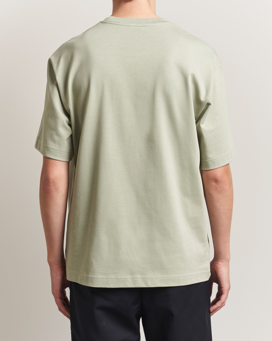 Herr | T-Shirts | Filippa K | Heavy Cotton Crew Neck T-Shirt Faded Green Grey