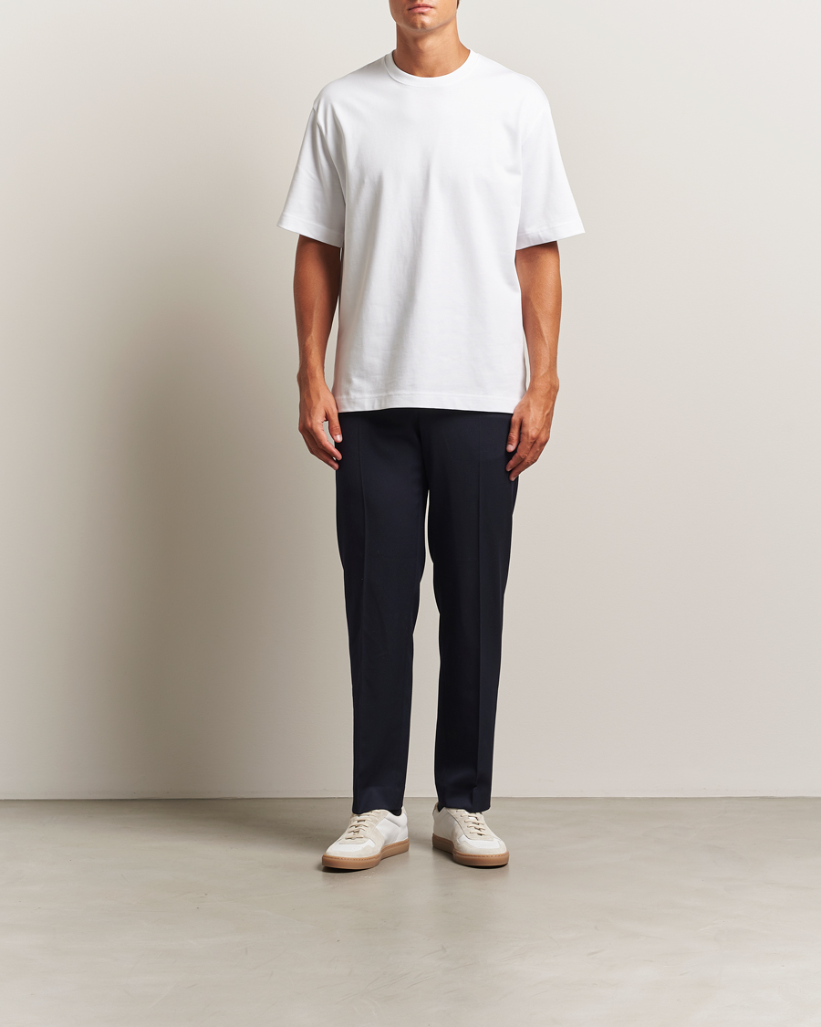 Herr | T-Shirts | Filippa K | Heavy Cotton Crew Neck T-Shirt White