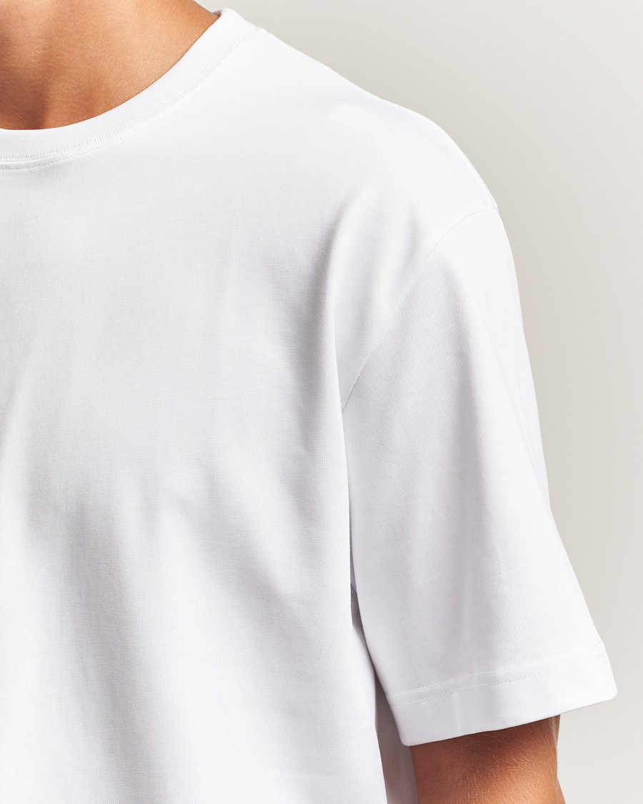 Herr | T-Shirts | Filippa K | Heavy Cotton Crew Neck T-Shirt White