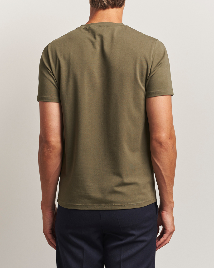 Herr | T-Shirts | Filippa K | Soft Lycra T-Shirt Dark Olive