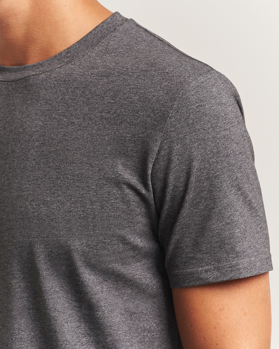 Herr | T-Shirts | Filippa K | Soft Lycra T-Shirt Anthracite Melange