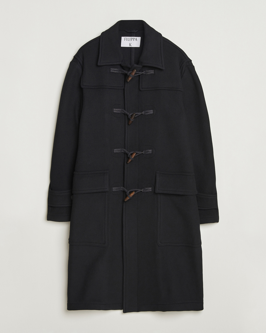 Herr | Jackor | Filippa K | Monty Wool Duffle Coat Black